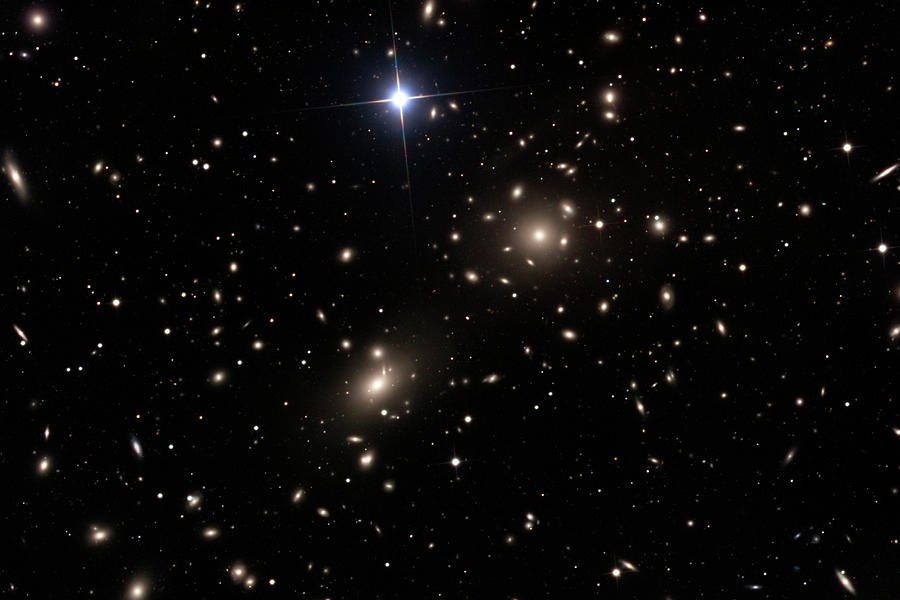 Coma Galaxy Cluster (abell 1656) Photograph by Russell Croman/science Photo Library