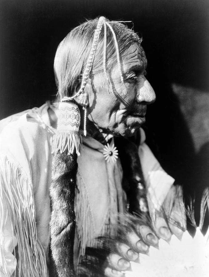 Portrait Photograph - Comanche Man, C1927 by Granger