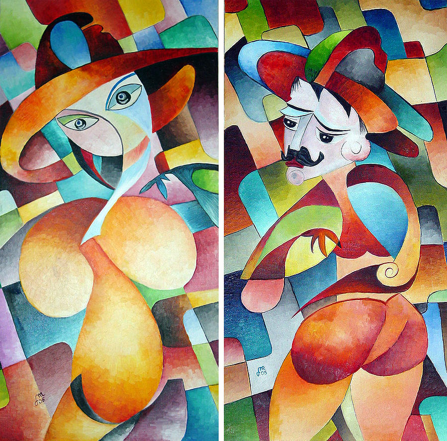  Man and Woman Painting by Dorothy Maier