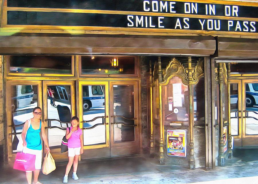 Come on in or smile as you pass Photograph by Mick Flynn