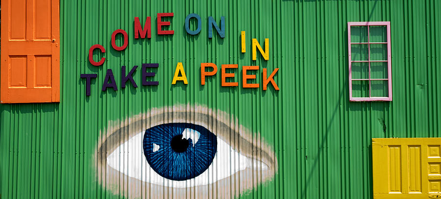 Come On In Take A Peek Photograph by Pat Exum