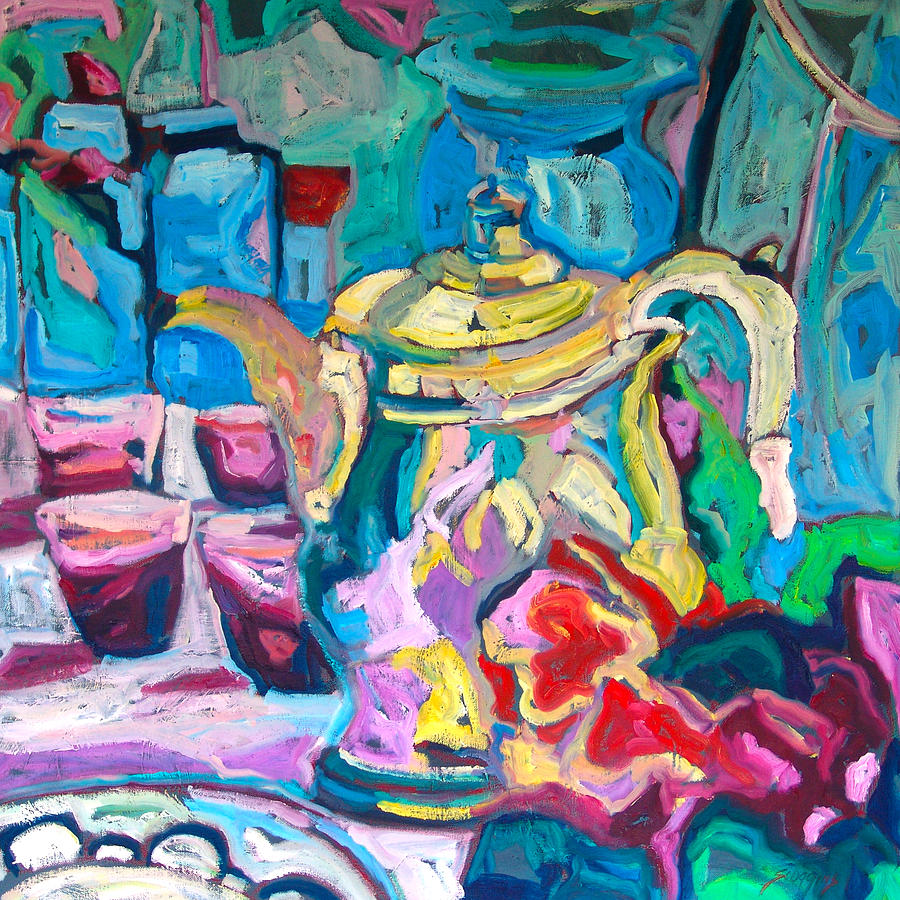 Come Tea With Me Painting by Susan Scoggins