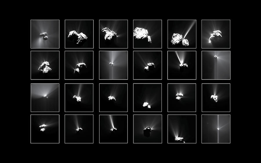 Comet 67pchuryumov-gerasimenko Outbursts Photograph by Science Source
