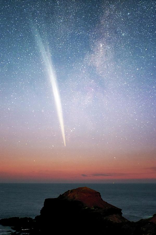 Comet Lovejoy At Dawn Photograph by Alex Cherney, Terrastro.com