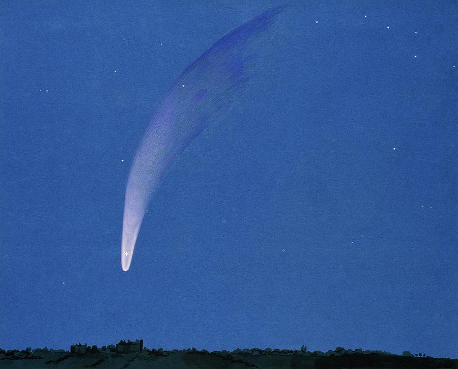 Comet Of 5th October 1858 Photograph by Royal Astronomical Society/science Photo Library