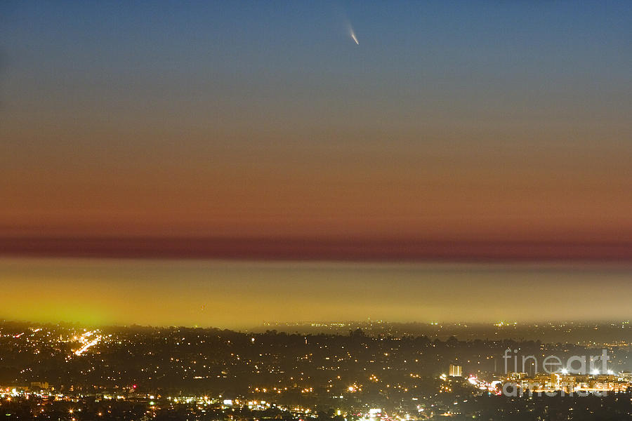 Comet PANSTARRS over San Diego Photograph by Daniel  Knighton