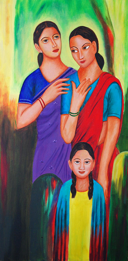 Oil Painting - Comfort by Sonali Kukreja