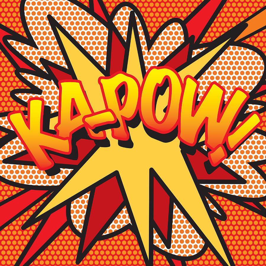 Comic Book Kapow Digital Art by Image Zone