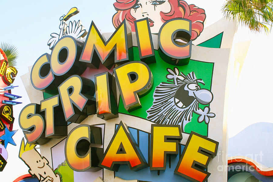 Comic Strip Cafe Photograph by Shelley Overton