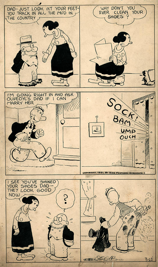 Thimble Theatre Comic Strip