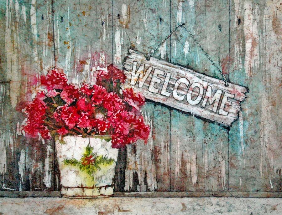 A Warm Welcome Painting by Diane Fujimoto