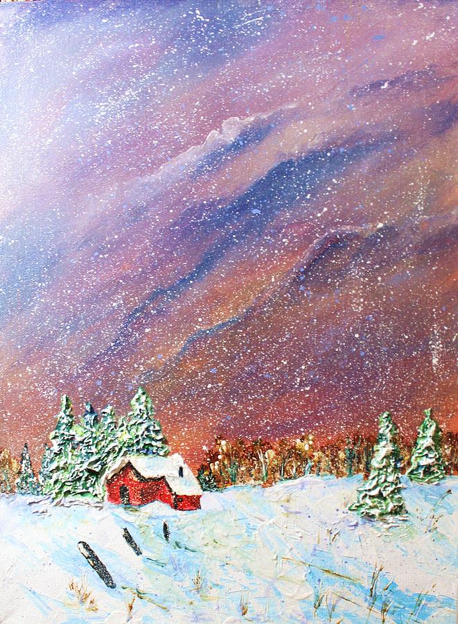 Winter Painting - Coming Home by Sandra Artimowich