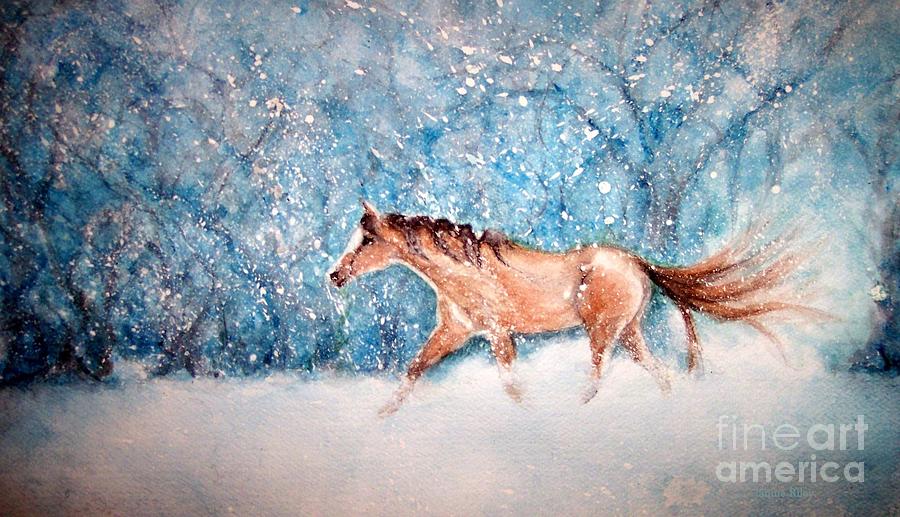 Coming home Painting by Janine Riley