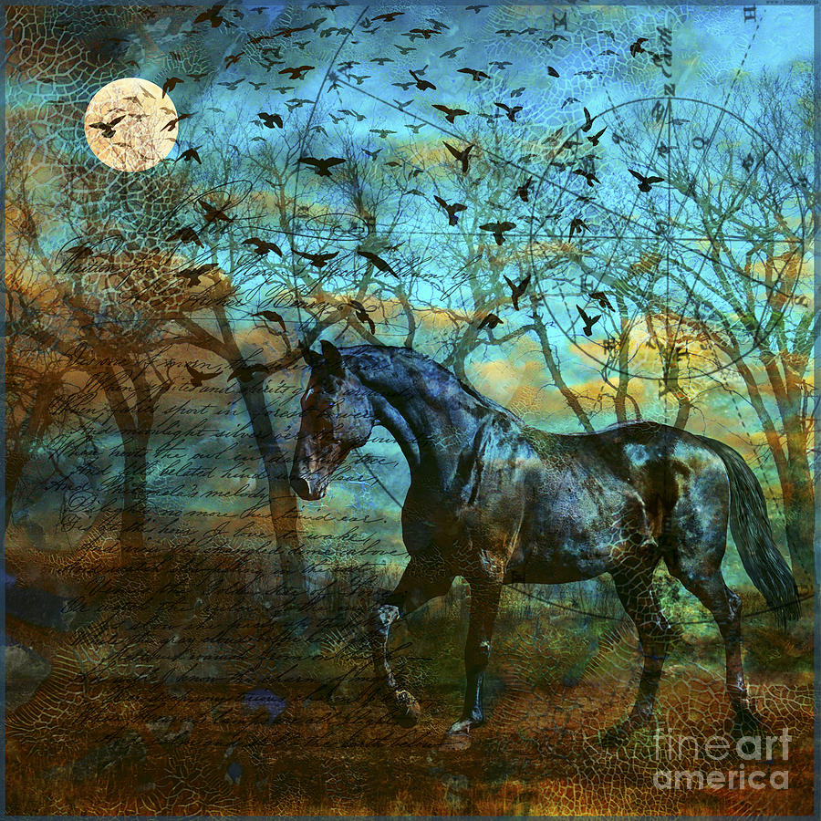 Coming of the Night Digital Art by Judy Wood