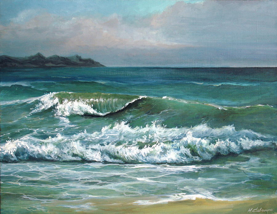 Summer Painting - Coming wave by Mikhail Savchenko