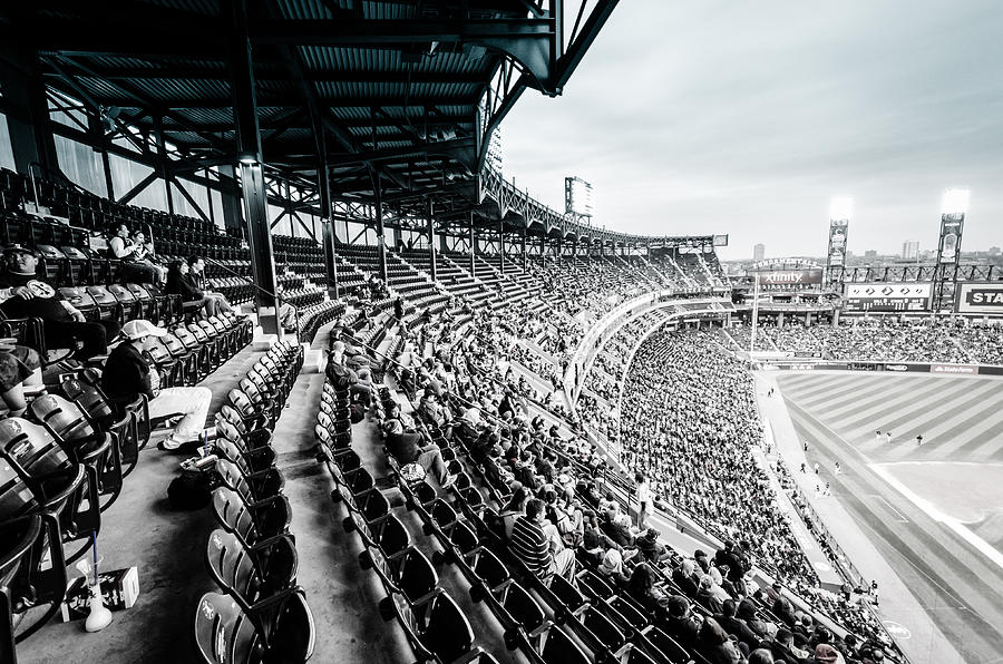 Comiskey Park Stands Photograph by Anthony Doudt