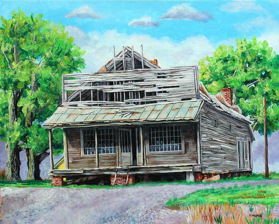 Commissary at Woodburn Plantation near Inverness MS Painting by Karl Wagner
