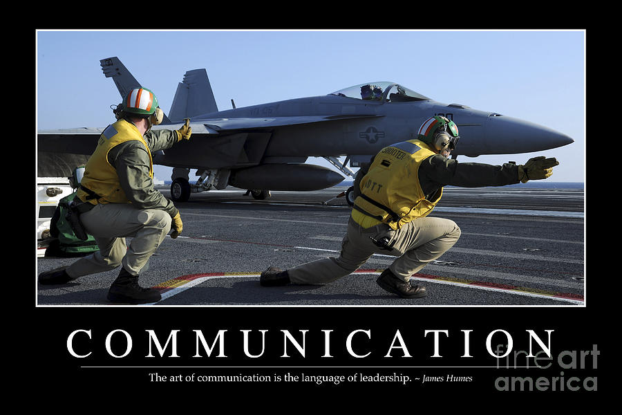 Communication Inspirational Quote Photograph by Stocktrek Images