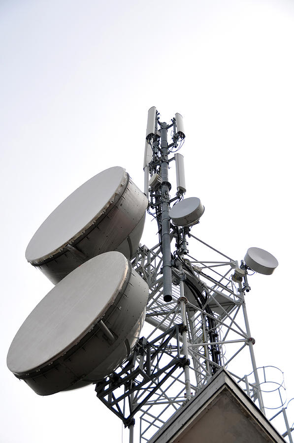 Aerial Photograph - Communication Tower by Frank Gaertner Aerial Photograph - Communication Tower by Frank Gaertner