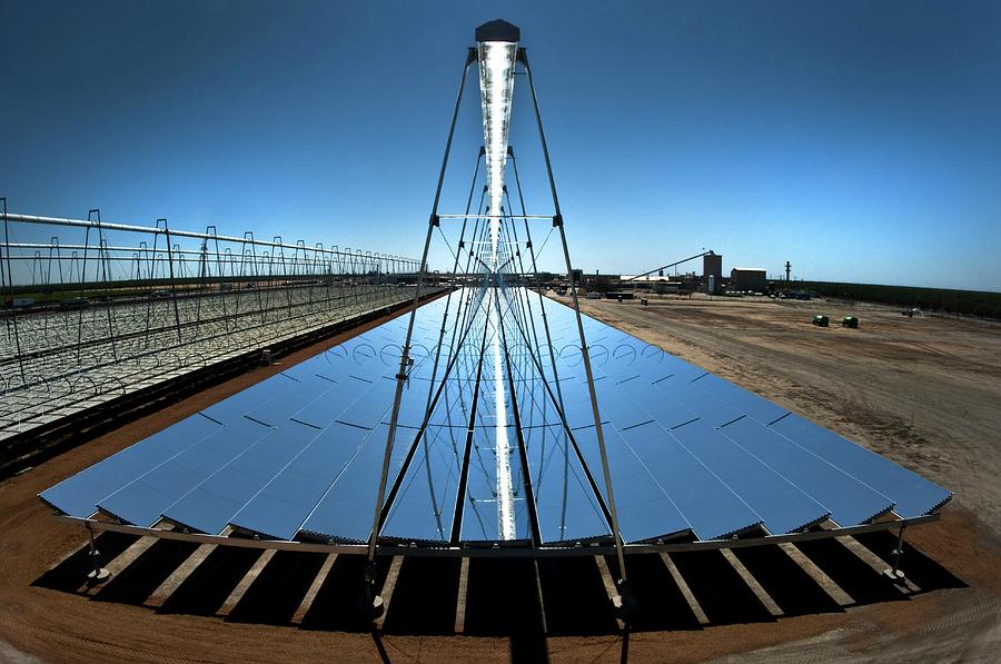 Compact Linear Fresnel Reflector Photograph by Us Department Of Energy