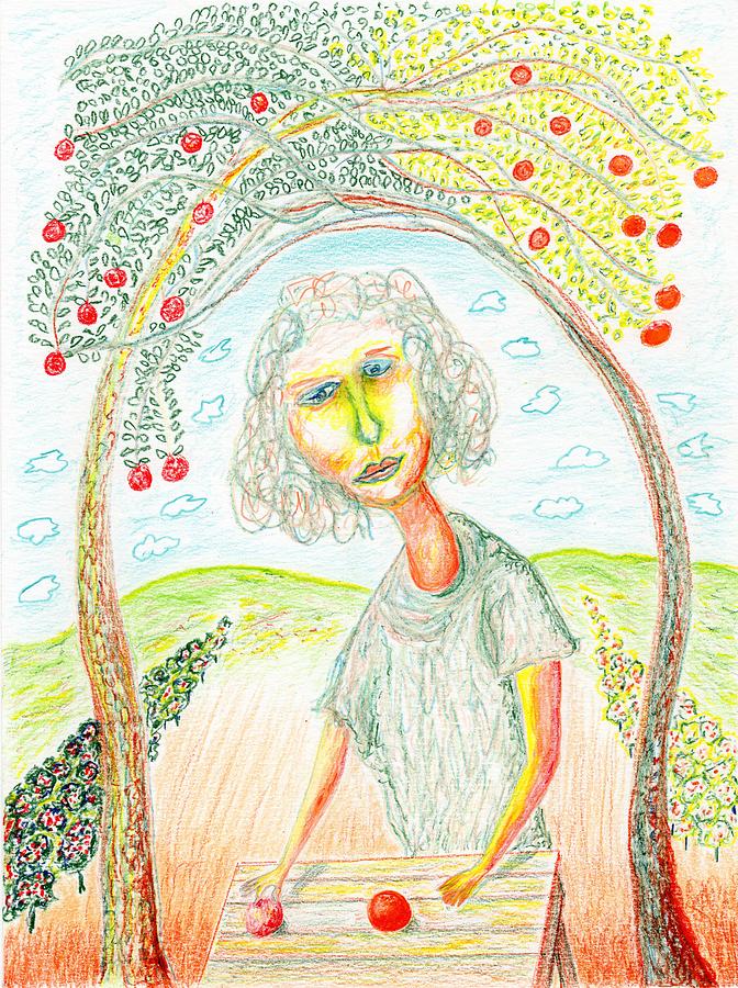 Comparing apples to oranges Drawing by Jim Taylor