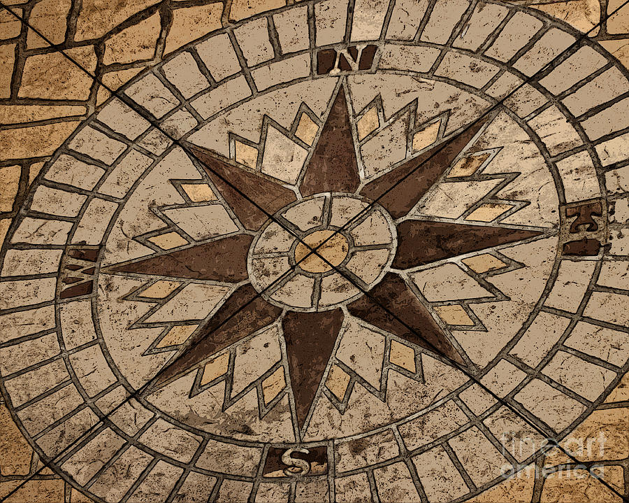 Compass Photograph by Tom Gari Gallery-Three-Photography - Fine Art America