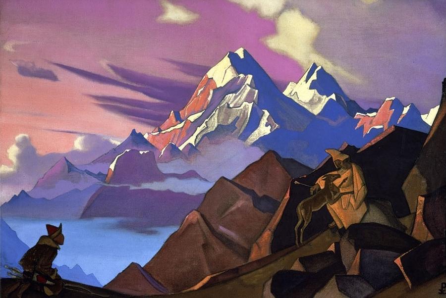 Compassion Painting by Nicholas Roerich
