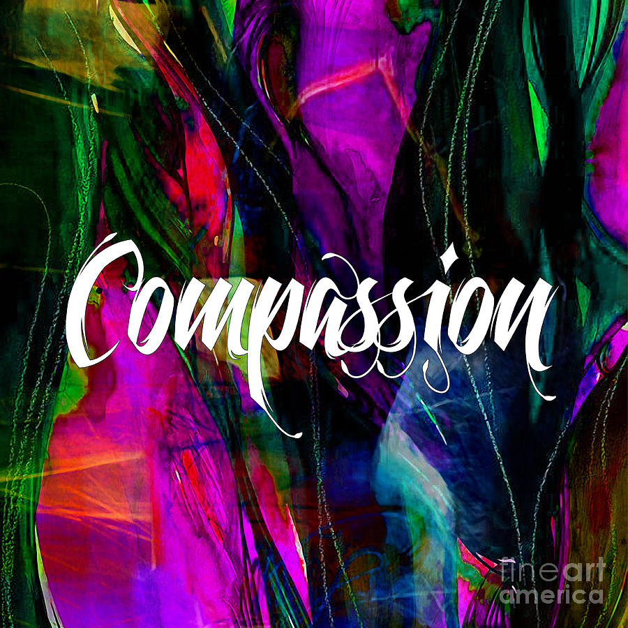 Compassion Wall Art Mixed Media by Marvin Blaine