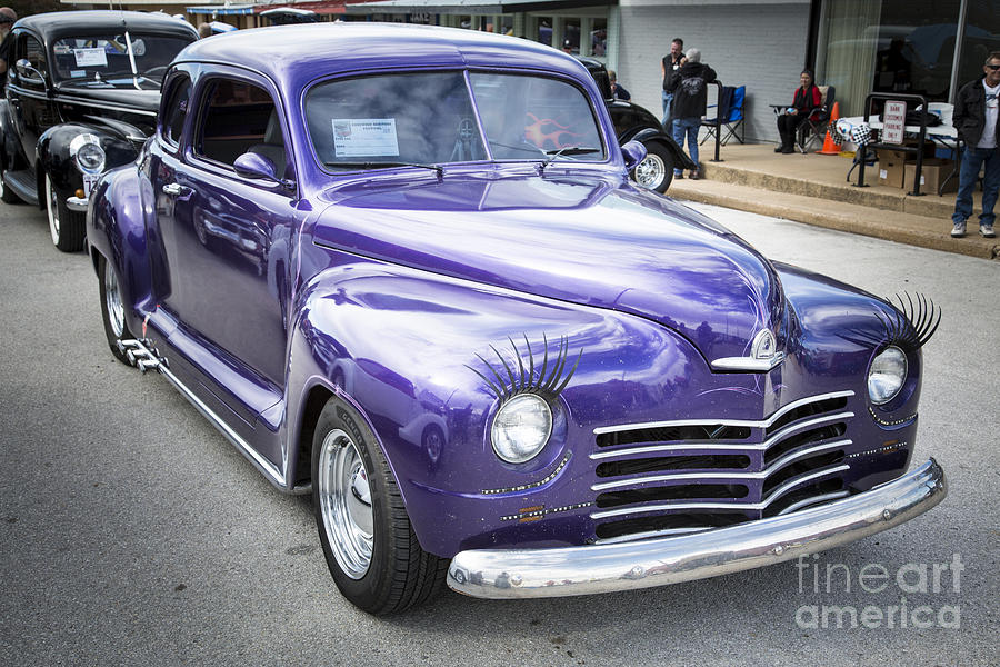 Complete 1948 Plymouth Classic Car in Color of Purple 3387.02 Photograph by M K Miller