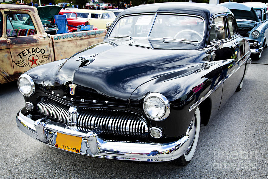 Complete 1949 Mercury Classic Car in Color 3197.02 Photograph by M K Miller