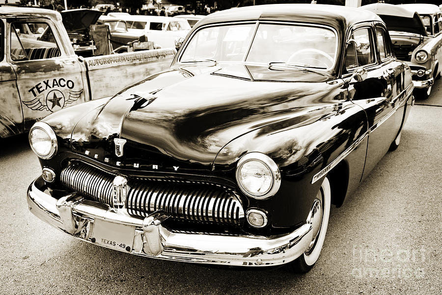 Complete 1949 Mercury Classic Car in Sepia 3197.01 Photograph by M K Miller