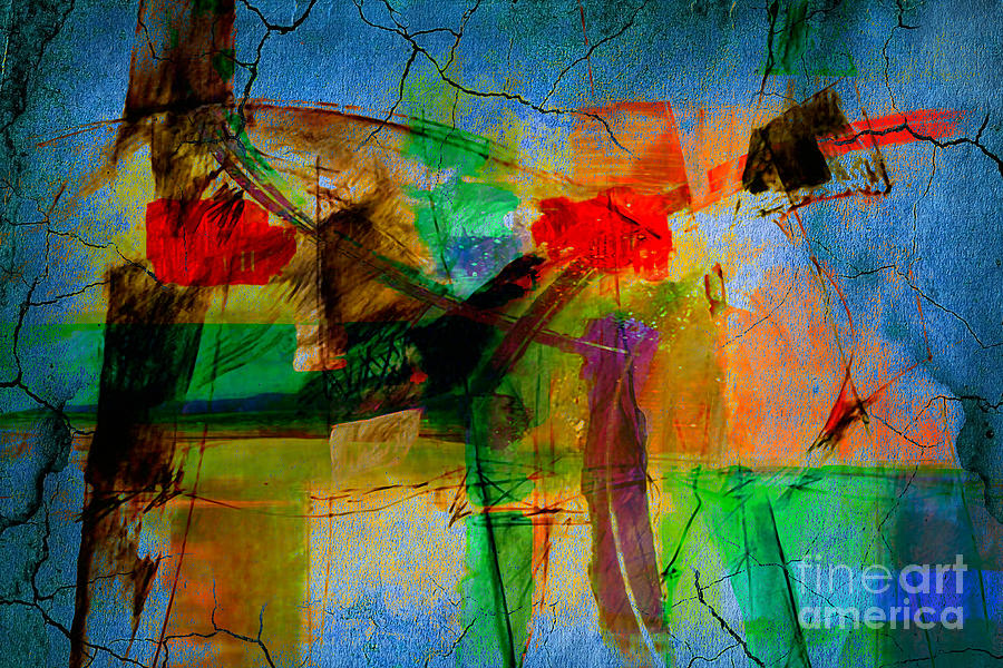 Abstract Mixed Media - Composed by Marvin Blaine