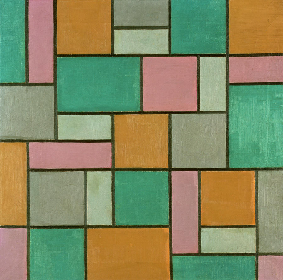 Composition Seventeen Painting by Theo van Doesburg