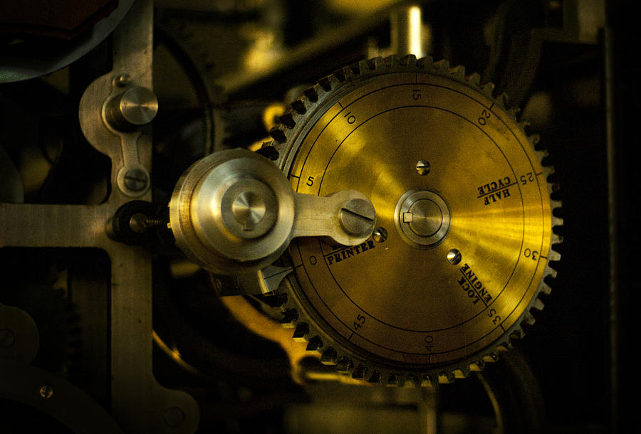 Computer Gears Photograph by Tim Shetz Fine Art America