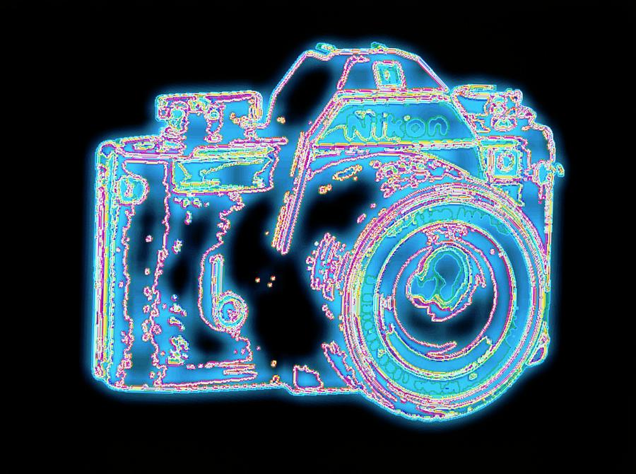 Computer Graphic Of A Nikon Slr Camera Photograph by Alfred Pasieka/science Photo Library