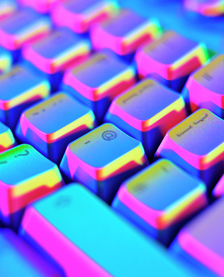 Computer Keys Photograph by Science Photo Library Computer Keys Photograph by Science Photo Library
