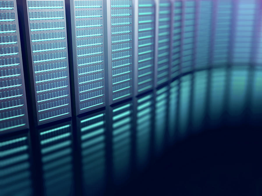 Computer Server Room by Science Photo Library
