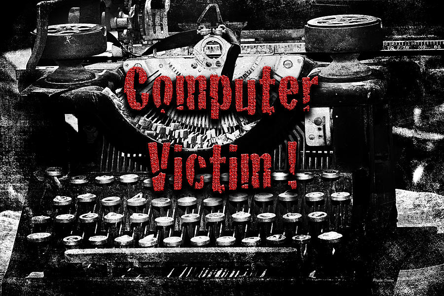 Computer Victim Photograph by Phyllis Denton