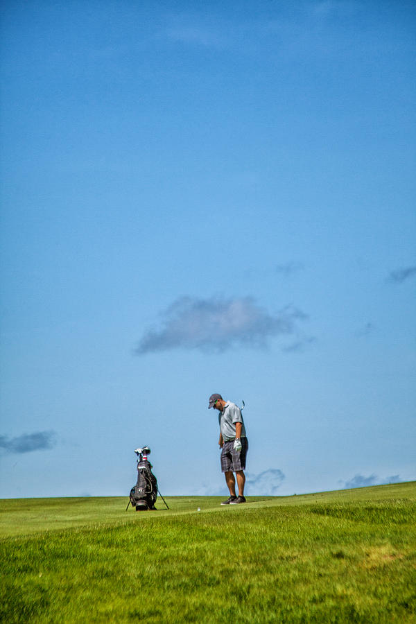 Golf Photograph - Comtemplating by Karol Livote