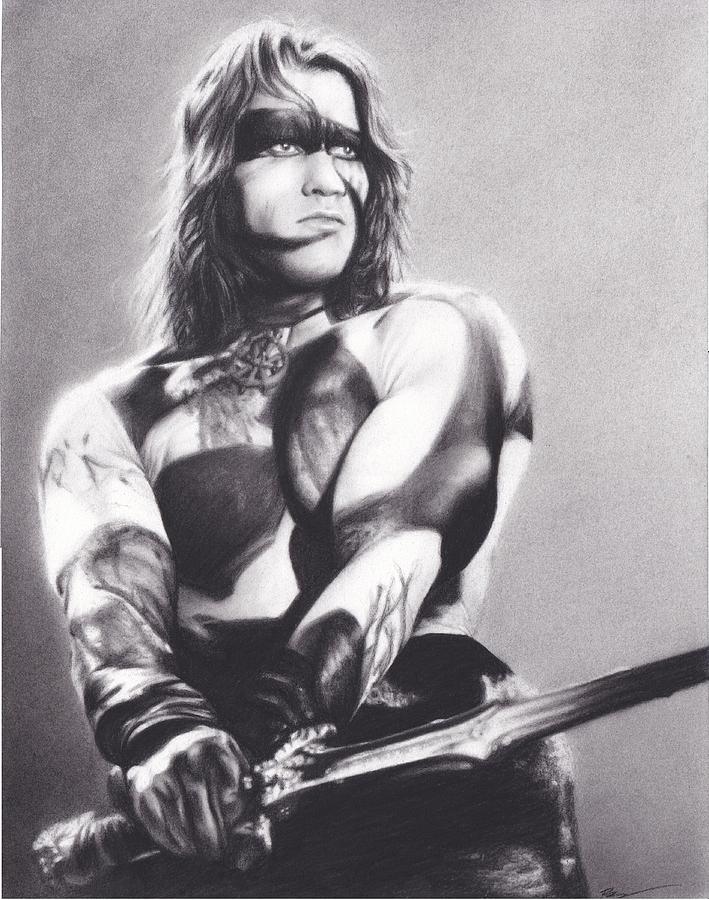 Conan Drawing by Brittni DeWeese Fine Art America