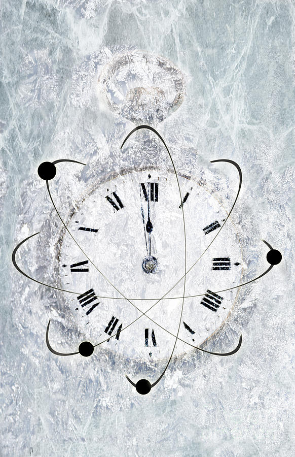 Cool Photograph - Conceptual Illustration of Frozen Time by George Mattei