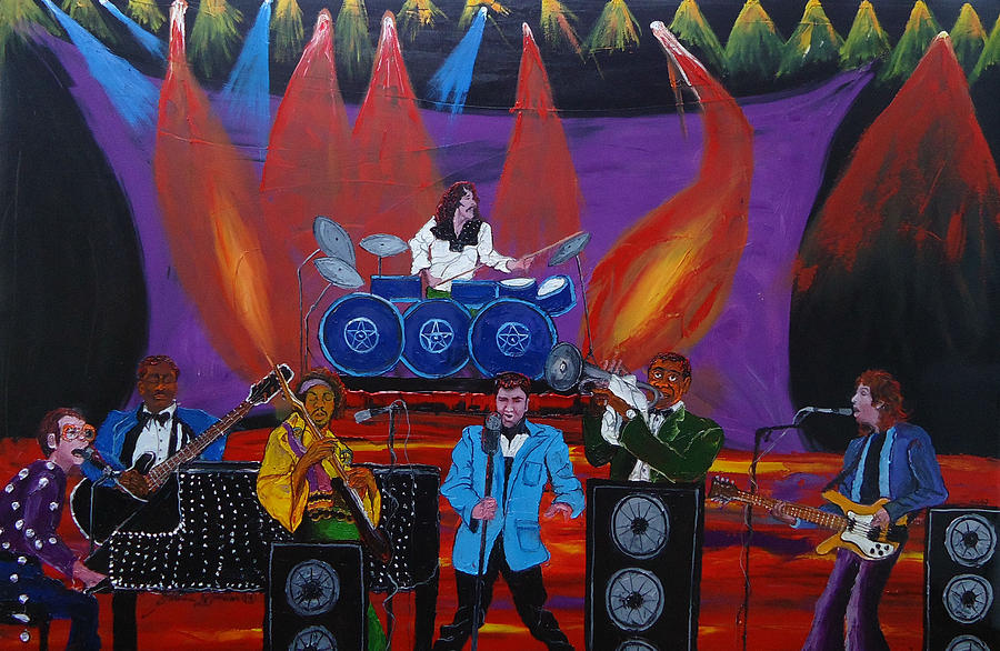 Concert Of All Concerts 4 Painting by James Dunbar