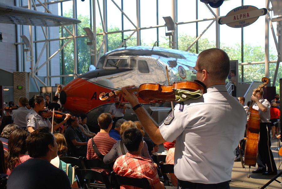 Concert Under the Planes Photograph by Kenny Glover