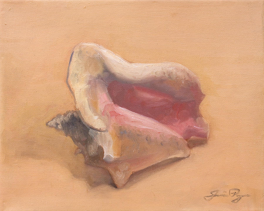 Summer Painting - Conch Shell by Jamie Pogue