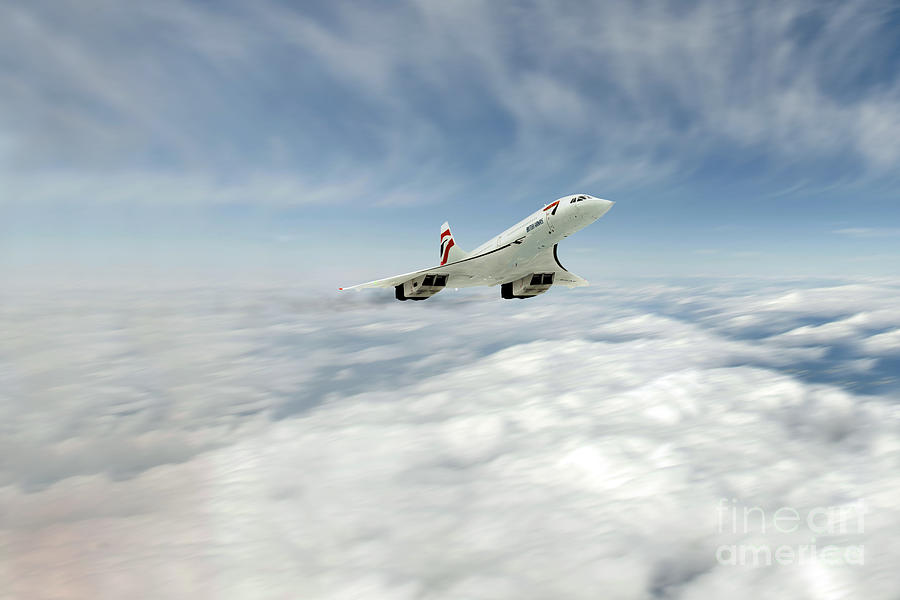 Concorde Legend Digital Art by Airpower Art
