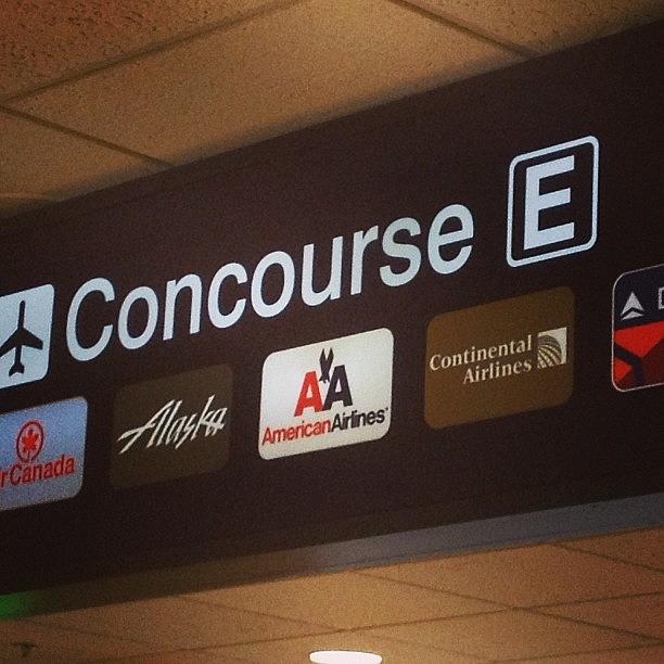 Continental Photograph - Concourse E In Msp Is Apparently A Time by Hunter Wolfe