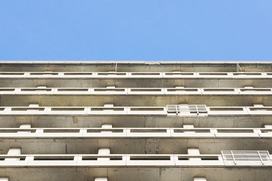 Architecture Photograph - Concrete building by Tom Gowanlock