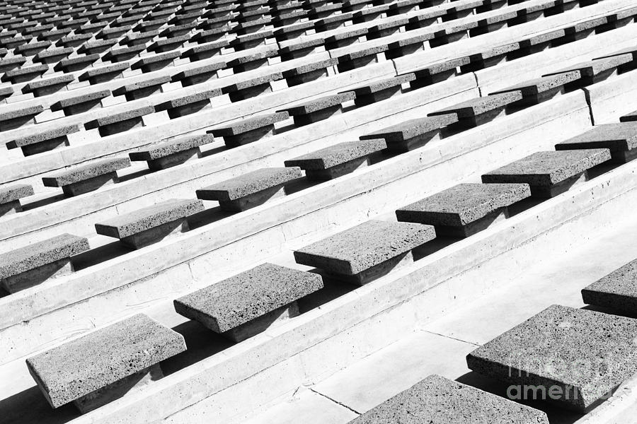 Concrete seats Photograph by Gaspar Avila