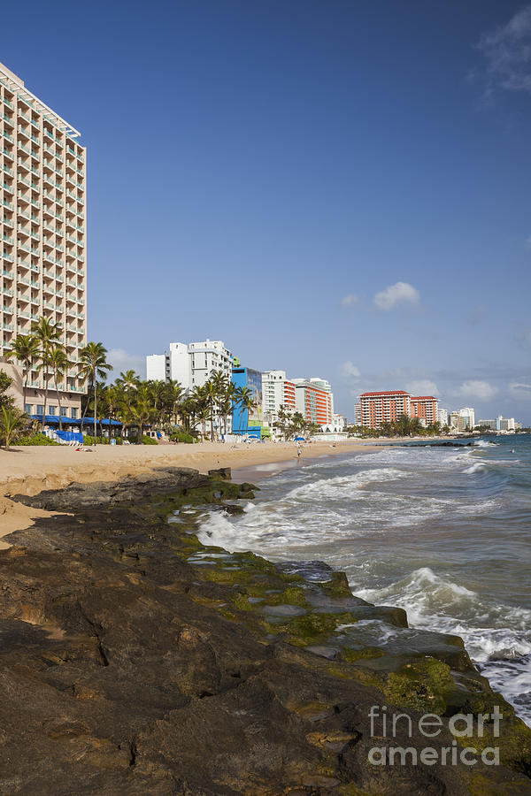 Condado Beach in San Juan Puerto Rico Photograph by Bryan Mullennix