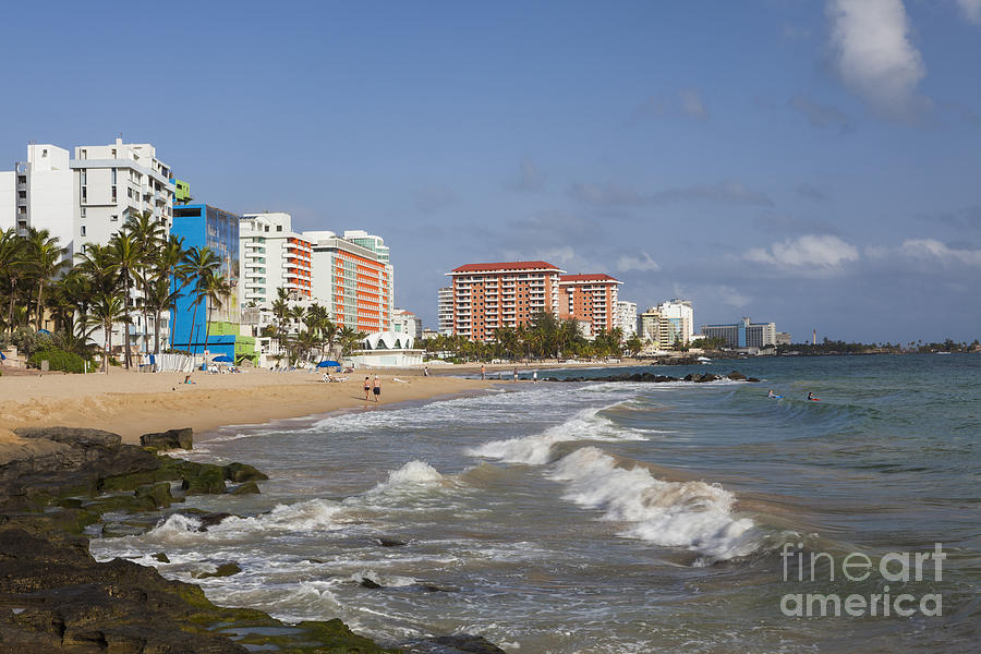 Architecture Photograph - Condado Beach San Juan Puerto Rico by Bryan Mullennix